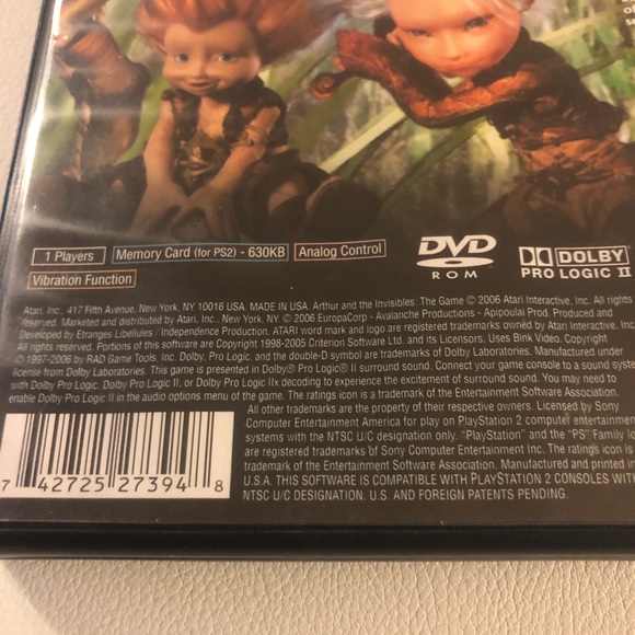 Arthur and the Invisibles (Sony PlayStation 2, 2007) With Manual Tested - Picture 7 of 8